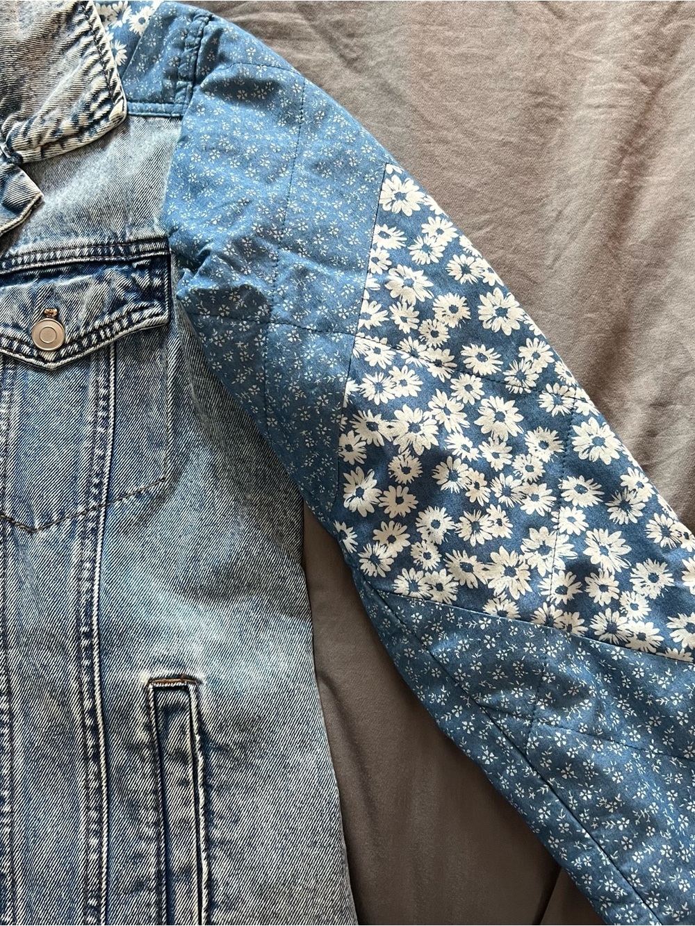 Avec Les Filles Jean Jacket Size M - Picture 3 of 5